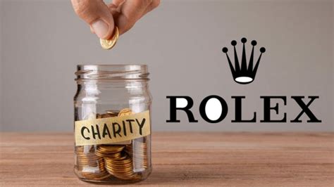 is rolex non profit organisation|rolex charity donations.